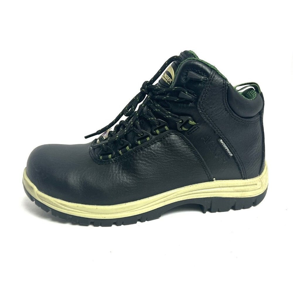 Avenger Mens 6” Comp Toe Boot Black Size 7.5 M